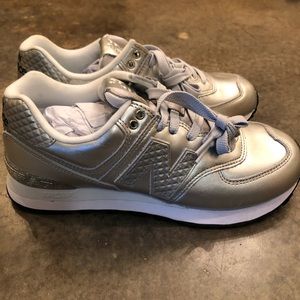 New Balance Silver 574 Sneakers